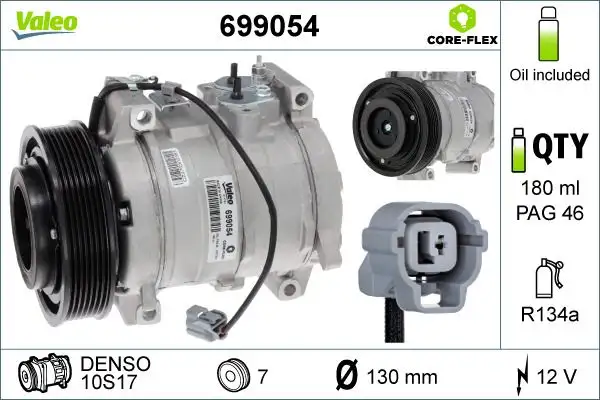 VALEO 699054 Klima Kompresörü 38810RBA006