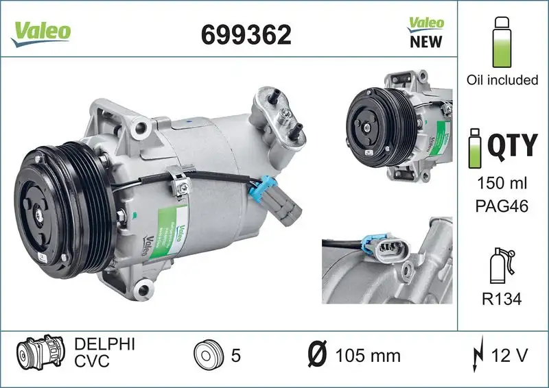 VALEO 699362 Klima Kompresörü