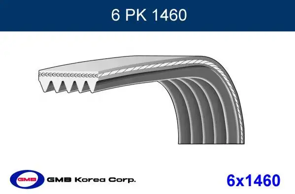 GMB 6PK1460 Kayış