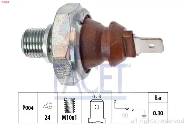 FACET 7.0008 Yağ Müşiri