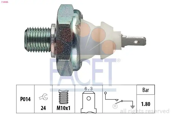 FACET 7.0045 Yağ Müşiri 056919081E