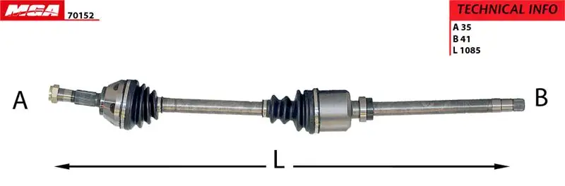 MGA 70152 Ön Aks (Sağ) 1495546080