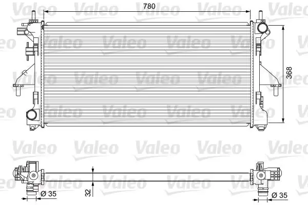 VALEO 701727 Radyatör