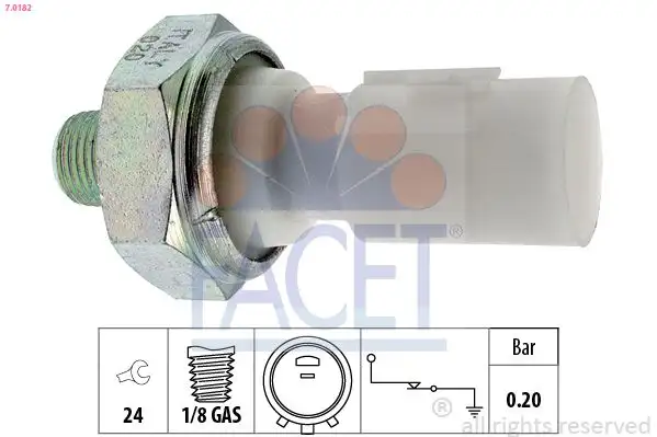 FACET 7.0182 Yağ Müşiri 9475002100
