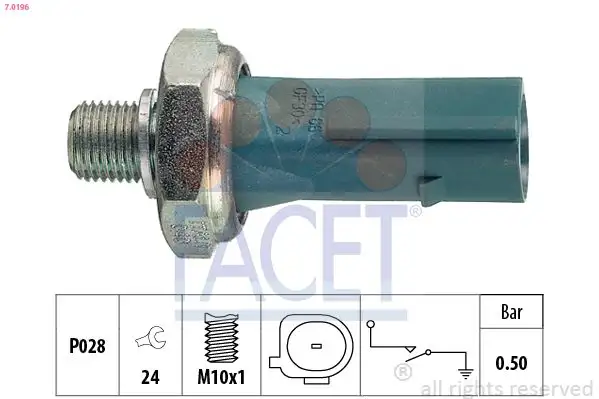 FACET 7.0196 Yağ Müşiri 03C919081
