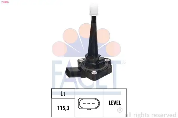 FACET 7.0238 Motor Yağ Seviye Sensörü 03L907660B