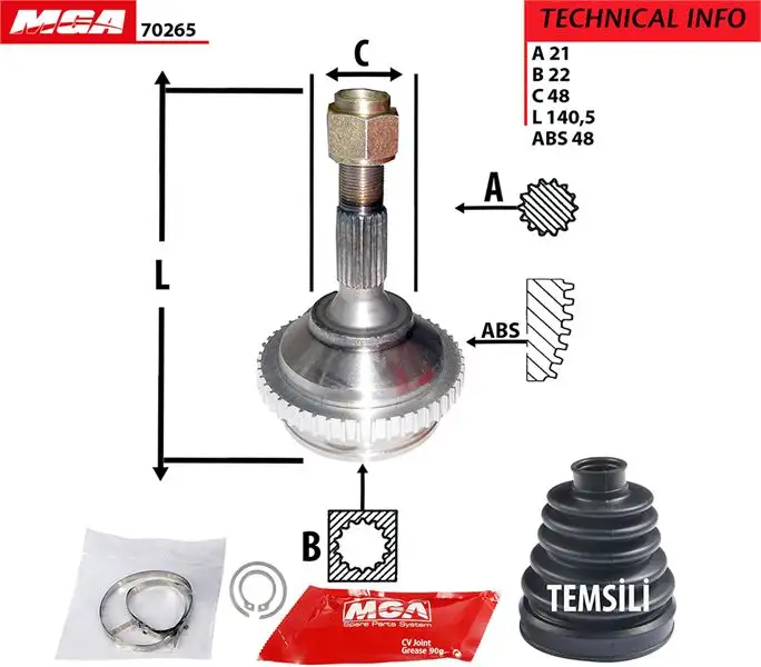 MGA 70265 Aks Kafası 32723C