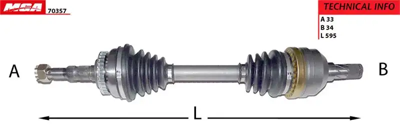 MGA 70357 Ön Aks (Sol) 374261