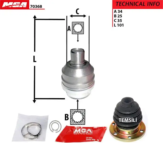 MGA 70368 Aks Kafası (Sağ İç) 1603272