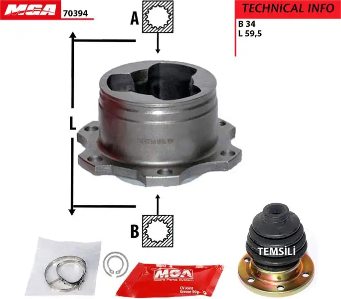 MGA 70394 Aks Kafası (İç) 3B0498103B