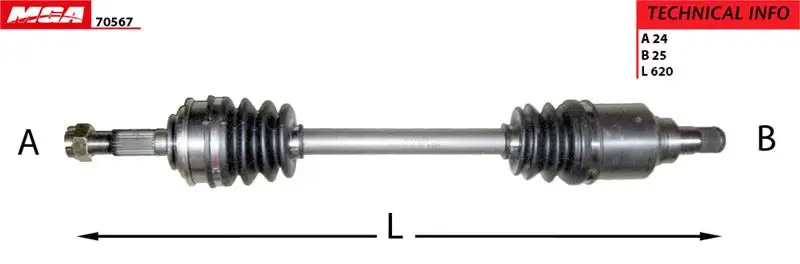 MGA 70567 Ön Aks (Sol)