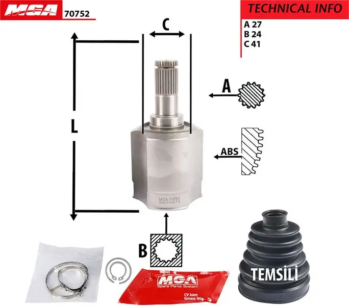 MGA 70752 Aks Kafası (İç)
