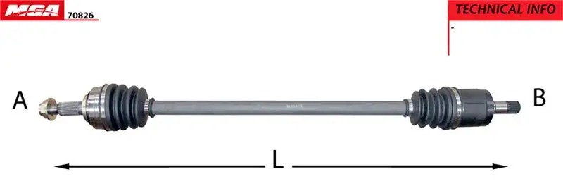 MGA 70826 Ön Aks (Sağ) 44305SELT00