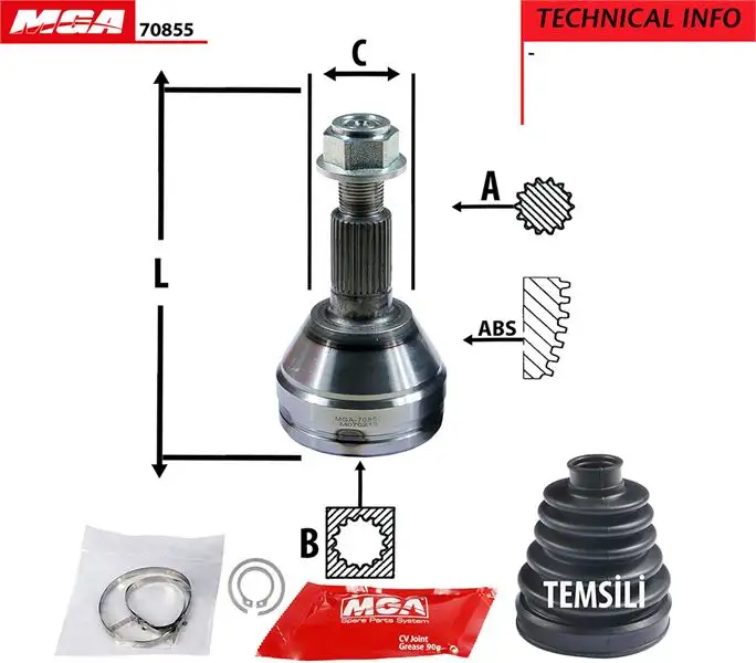 MGA 70855 Aks Kafası (Dış) 93743417