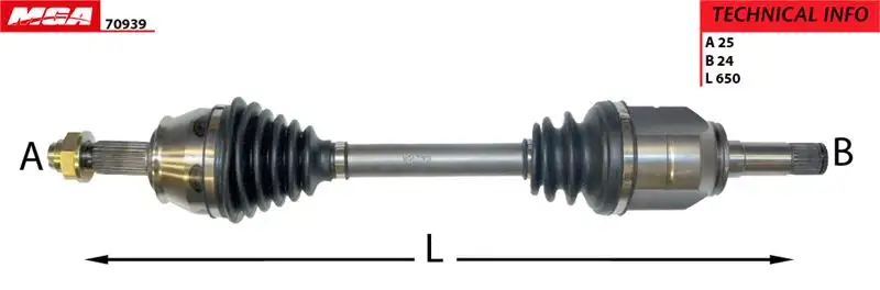 MGA 70939 Ön Aks (Sol) 51975576