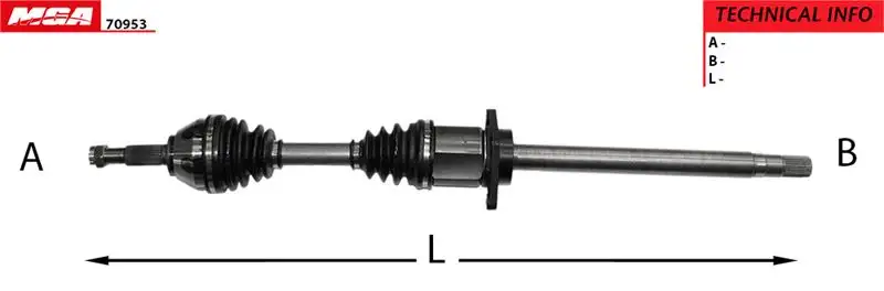 MGA 70953 Ön Aks (Sağ) 391003113R