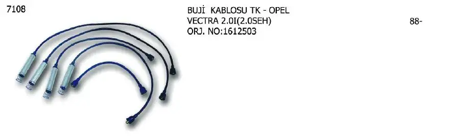 ÜNÜVAR 7108 Buji Kablosu 1612503
