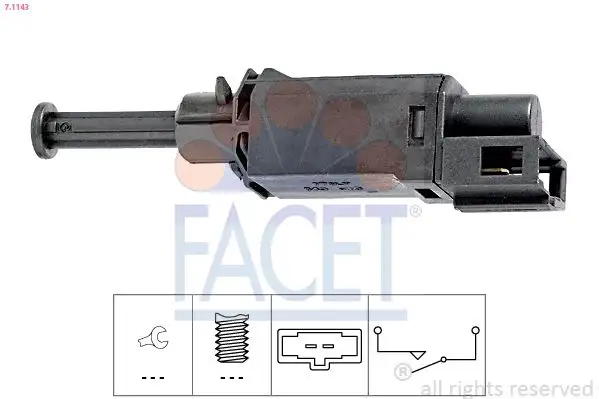 FACET 7.1143 Debriyaj Pedal Müşiri