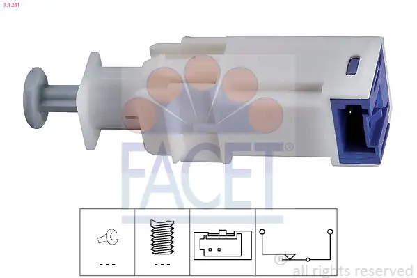 FACET 7.1241 Debriyaj Pedal Müşiri 453462