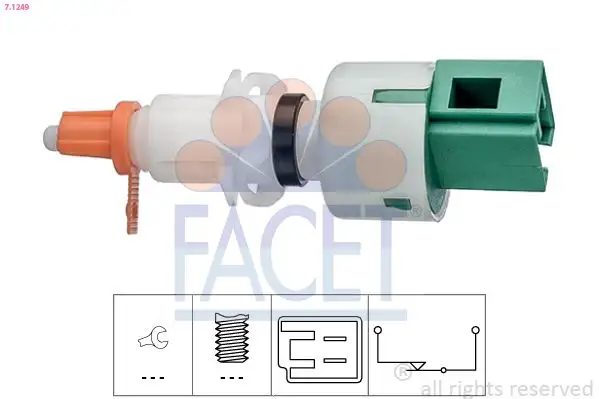 FACET 7.1249 Debriyaj Pedal Müşiri 51824727