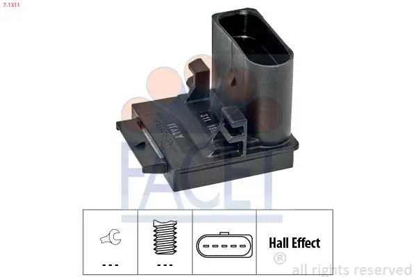 FACET 7.1311 Debriyaj Pedal Müşiri 3C0927810C