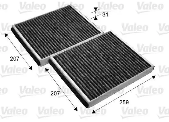 VALEO 715690 Polen Filtresi (Karbonlu)