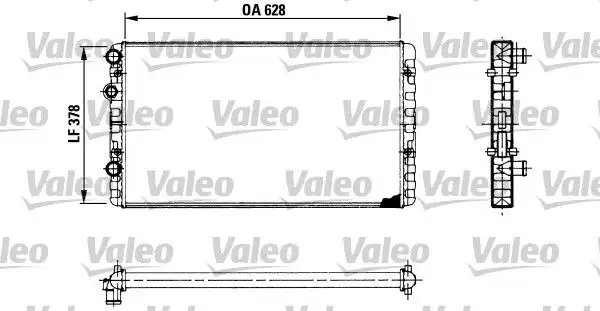 VALEO 730955 Radyatör