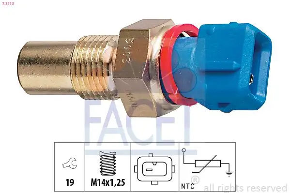 FACET 7.3113 Yağ Sıcaklık Sensörü