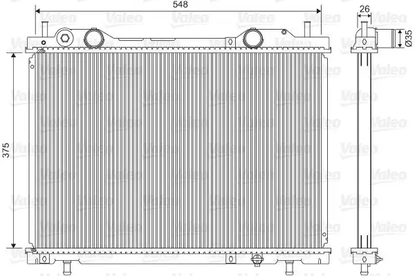 VALEO 731972 Radyatör 46759742