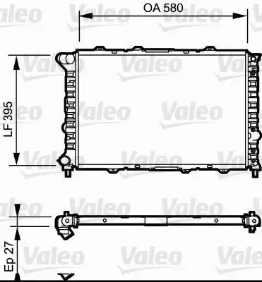 VALEO 732013 Radyatör