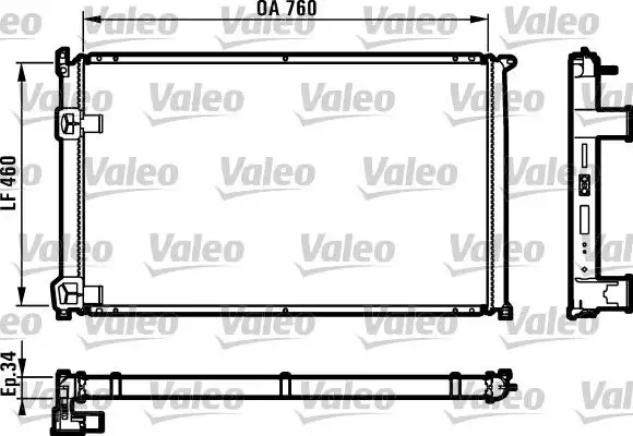 VALEO 732063 Radyatör