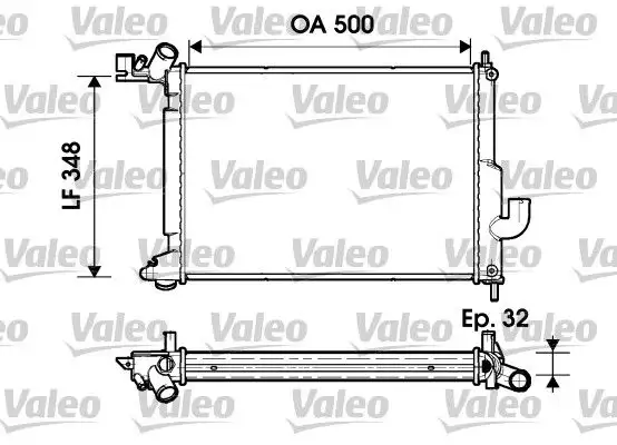 VALEO 732349 Radyatör 52479093