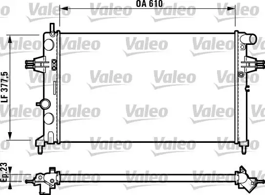 VALEO 732729 Radyatör