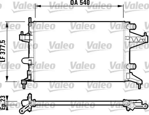 VALEO 732825 Radyatör