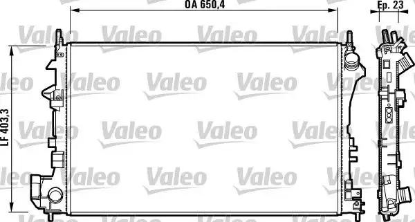 VALEO 732879 Radyatör 24418338
