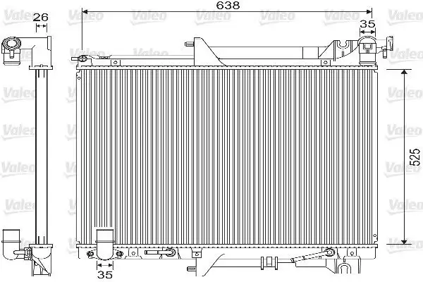 VALEO 733146 Radyatör MN135033