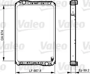 VALEO 733545 Radyatör A9405000703
