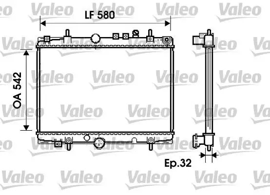 VALEO 734279 Radyatör