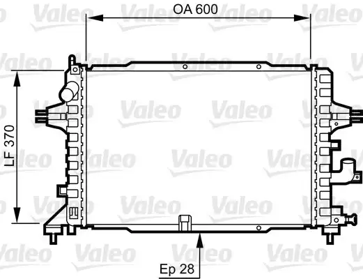 VALEO 734380 Radyatör 13143570
