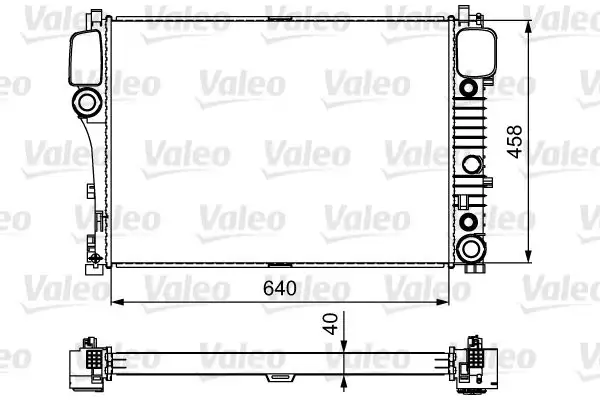 VALEO 735299 Radyatör A2215003203