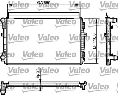 VALEO 735558 Radyatör