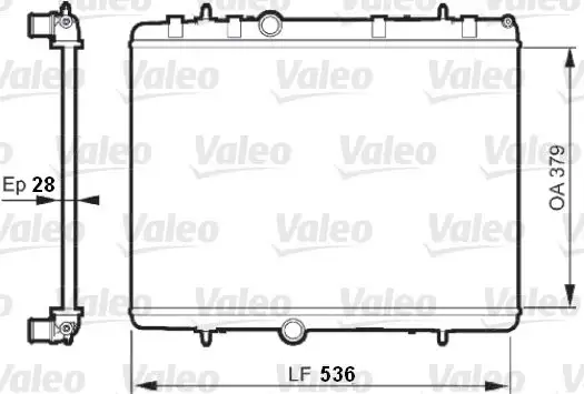 VALEO 735608 Radyatör