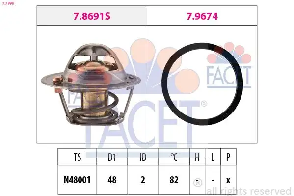 FACET 7.7999 Termostat