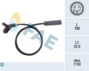 FAE 78017 ABS Hız Sensörü (Arka)