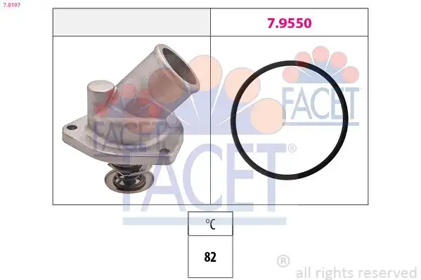 FACET 7.8197 Termostat 90466522