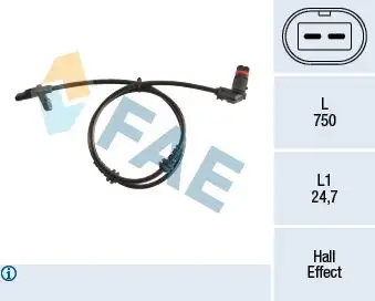 FAE 78210 ABS Hız Sensörü (Ön) A2049053105