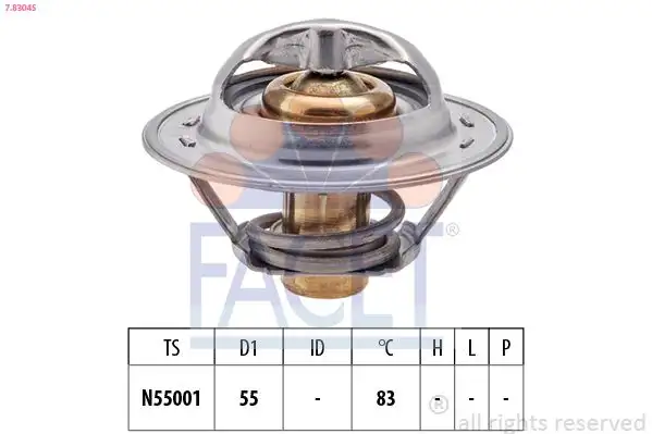 FACET 7.8304S Termostat 9616090280
