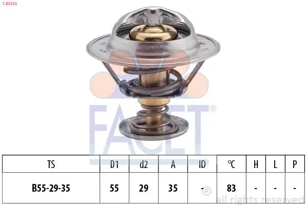 FACET 7.8323S Termostat