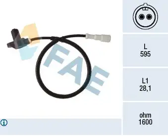 FAE 78400 ABS Hız Sensörü (Ön)