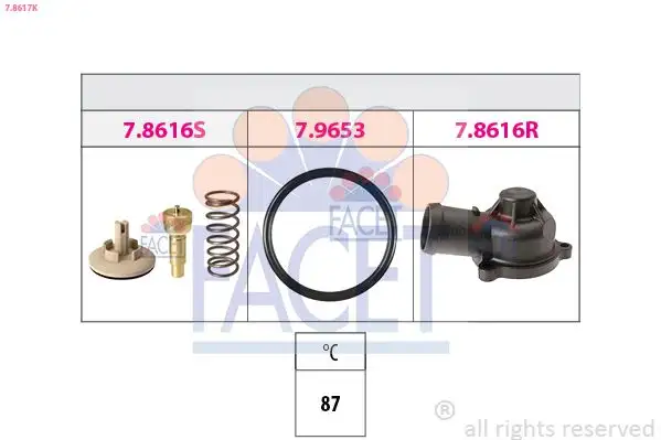 FACET 7.8617K Termostat 03C121110A